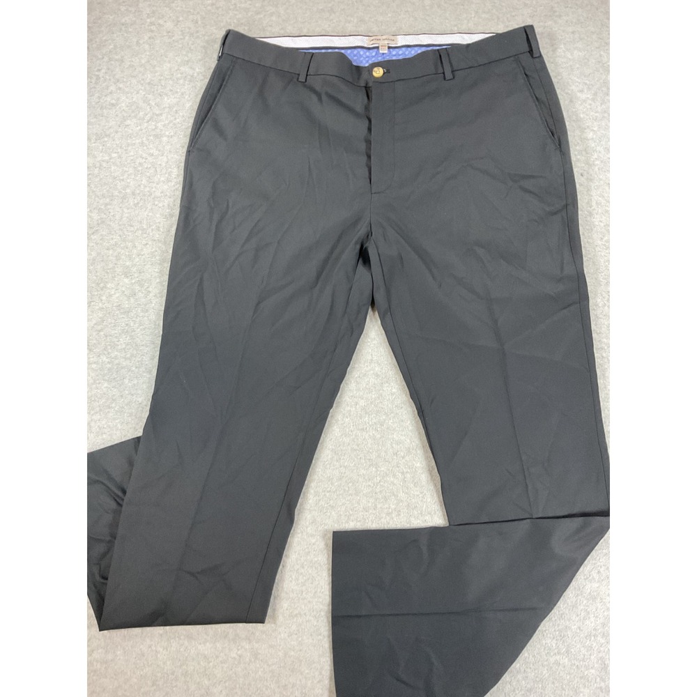 Peter Millar Crown Sport Mens Black Performance Golf Pants 38x32 MS23EB71 2813